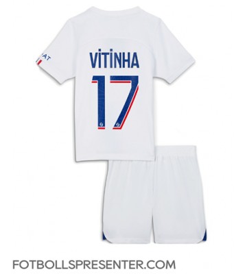 Paris Saint-Germain Vitinha Ferreira #17 Tredje tröja Barn 2022-23 Kortärmad (+ korta byxor)